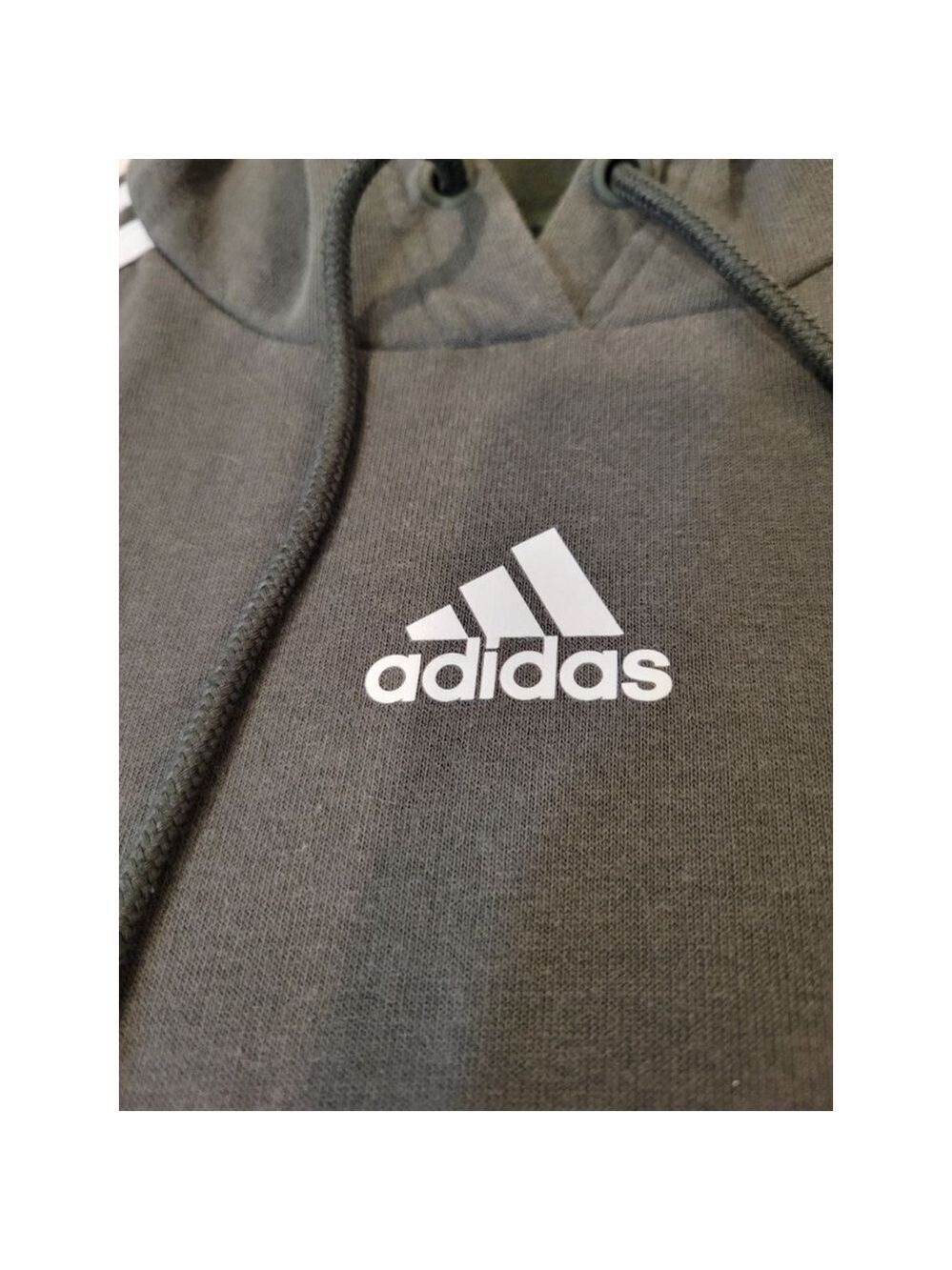 Adidas Boys Gray Hoodie Medium - Picture 4 of 8